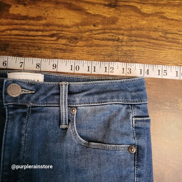 Parker Smith Jeans 28 Skinny Mid Rise Stretch Medium Wash Denim Made In the USA - Picture 7 of 13